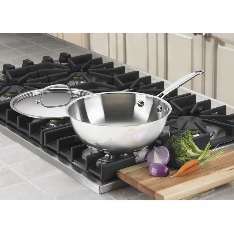 Cuisinart 3 qt Stainless Steel Saute Pan with Lid & Reviews Wayfair